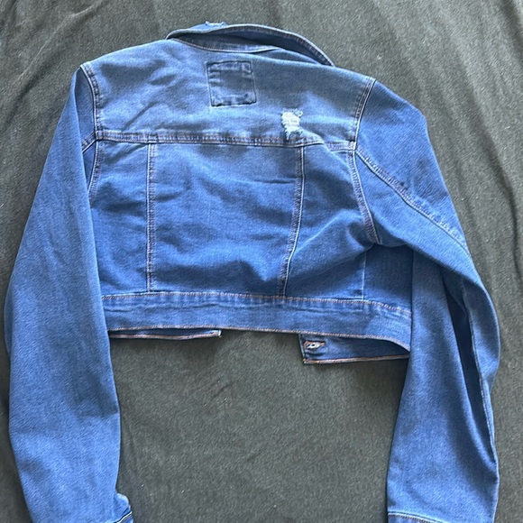 Dark blue wash Wax Jean - Jean jacket. - Picture 2 of 2